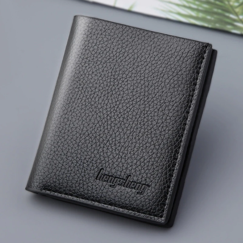 Men's Wallet Ultra Thin Soft Wallet PU Leather Mini Credit Card Wallet Wallet Card Holder Men's Leather Wallet Thin
