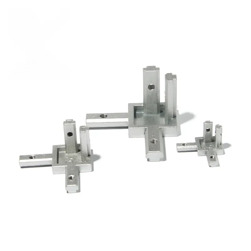 

2020 3030 4040 Aluminum Three-dimensional Right-angled End Corner Connectors Bracket Match Use Profile