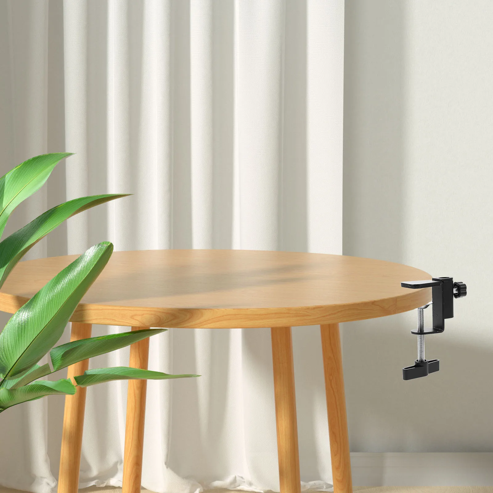 

Desk Side Clamp Table Mount Firm Adjustable Desktop Clamp for Woodworking Universal Table Use Universal Clamps for Desk