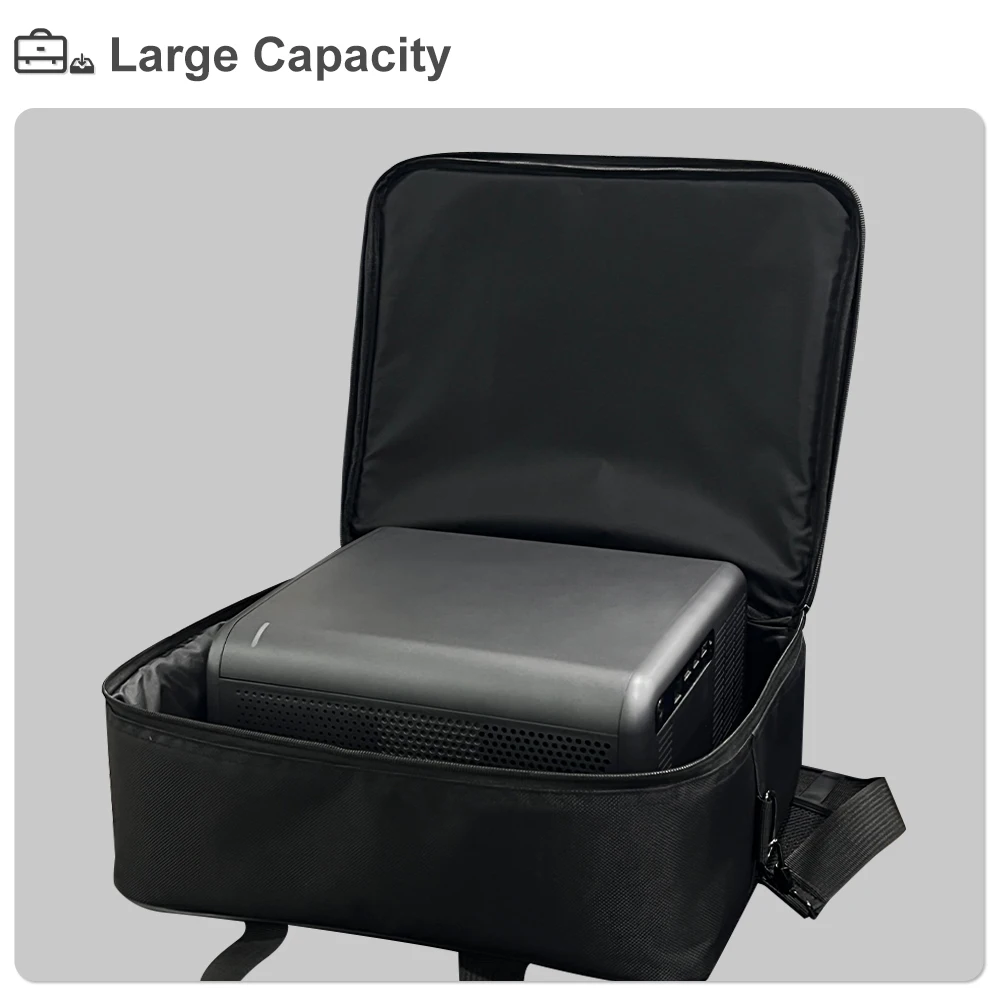 TouYinger storage bag can be carried by hand, shoulder and back compatible with Touyinger/Q12W/Epson/BenQ projectors