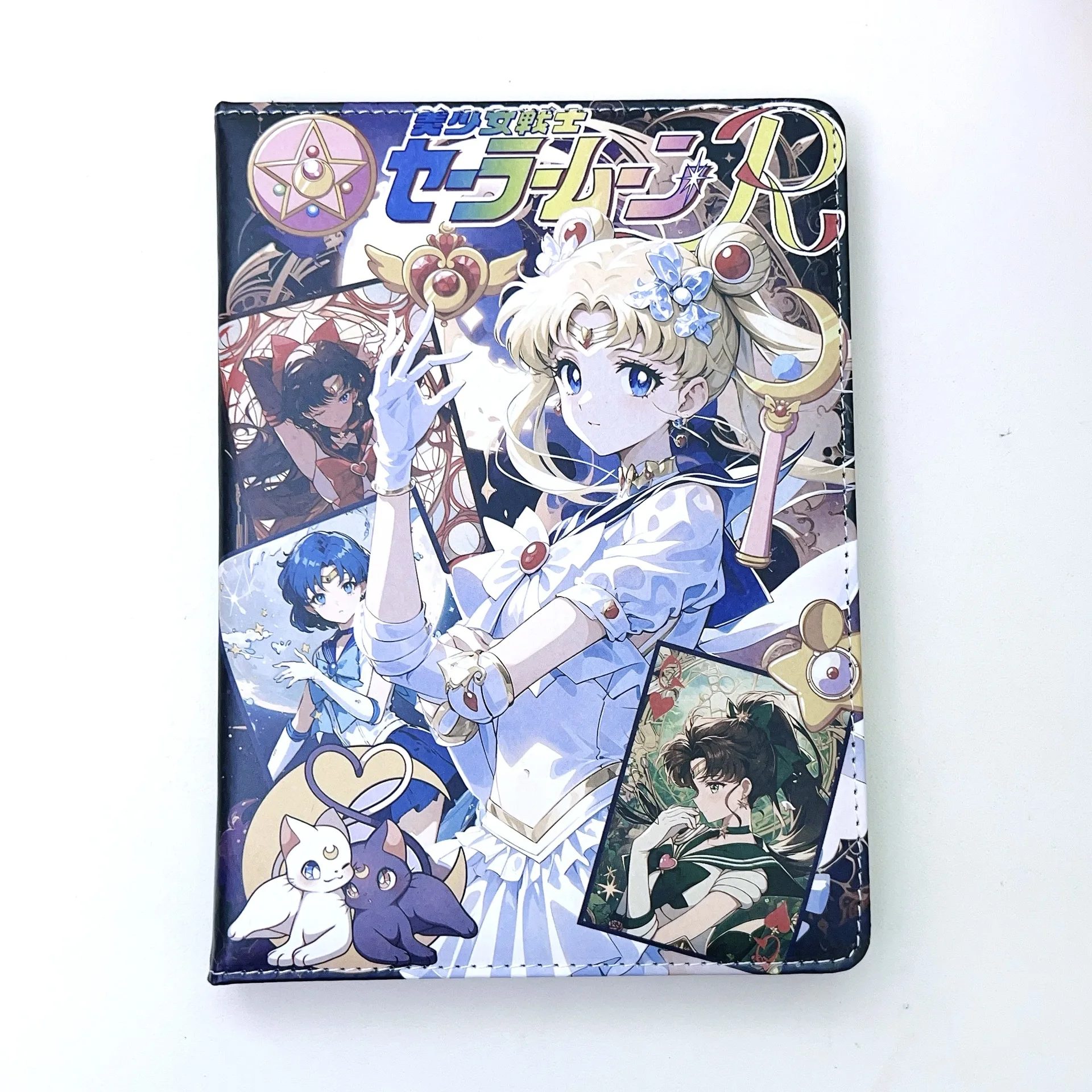 Japanese Anime Darkly Sailor Full-Color Notebook A5 Pu Leather Surface Student Diary Student Supplies