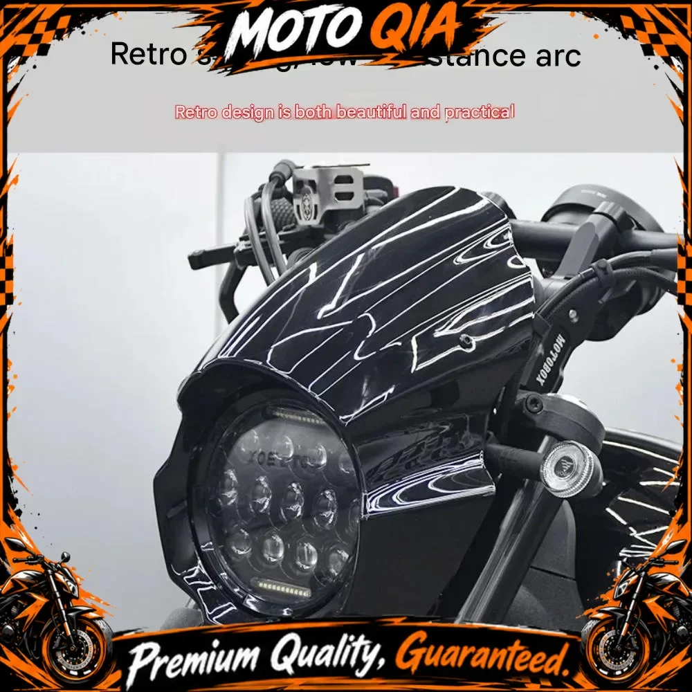 For VOGE CU625 special-shaped pig head cover 7-inch multi-lamp headlight assembly front windshield Voge cu625 voge 625cu