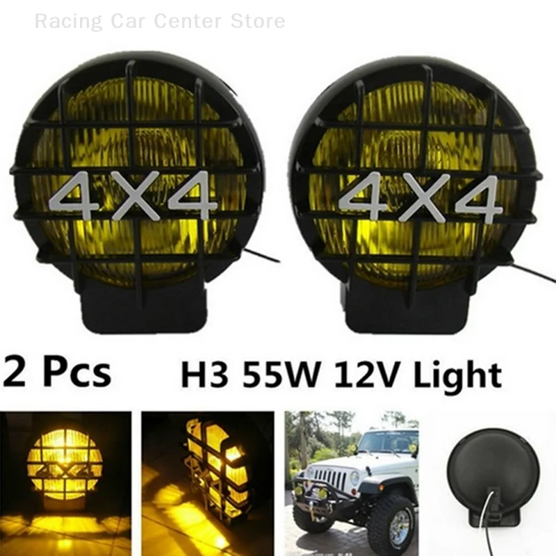 

5.5" 4X4 Round Off Road Driving Halogen Fog Led Work Light Lamp Spotlight FD