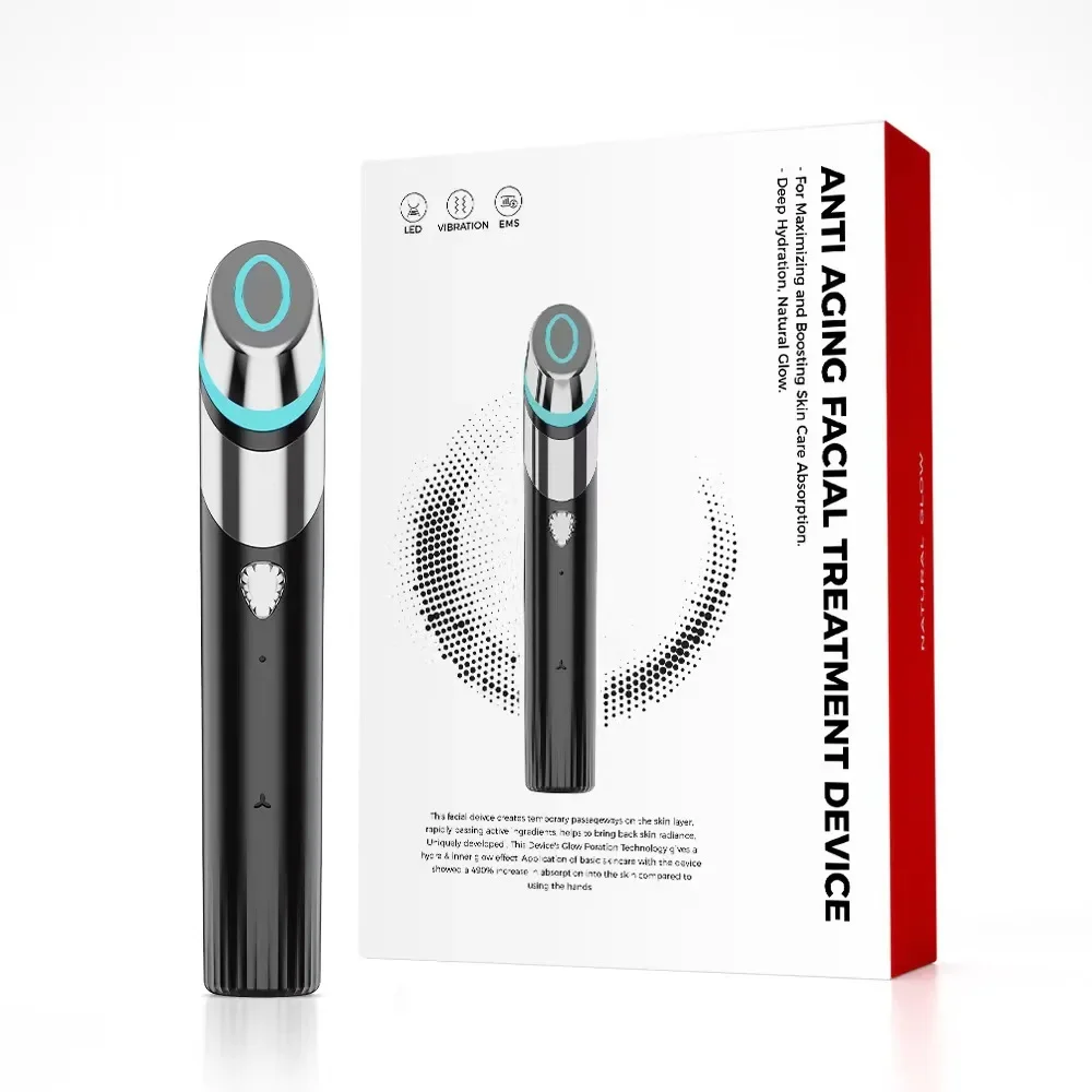 

New Beauty Instrument, Pore Tightening Beauty Instrument, Microcurrent Introducer, EMS Blue Light Skin Rejuvenator