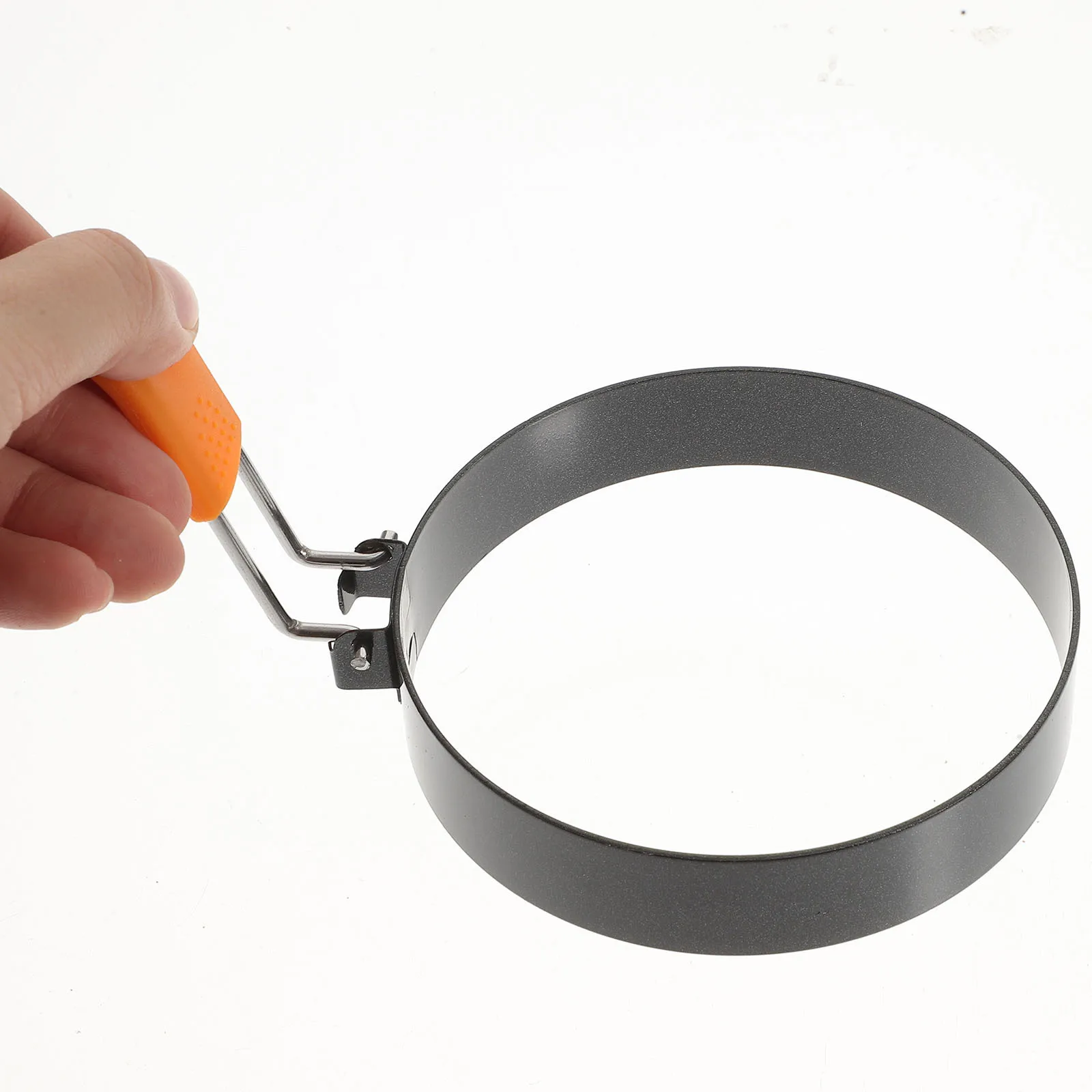 قالب فطيرة 2 قطعة حلقة بيضة مستديرة غير لاصقة لقلي عجة الطبخ اكسسوارات المطبخ ساندويتش الكعك مجموعة أدوات ذاتية الصنع #6