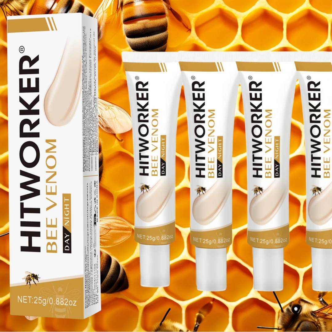 

25 г крема с пчелиным ядом — легкий ежедневный бальзам для ухода за телом и кожей, гладкая текстура, легко наносится, освежающий и нелипкий