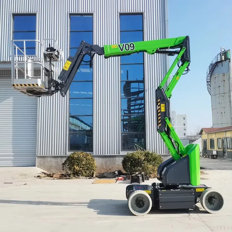 YG Self-propelled Boom Lift Telescopic Boom Lift Platform 10m 16m 20m Mobile Spider Boom Lift
