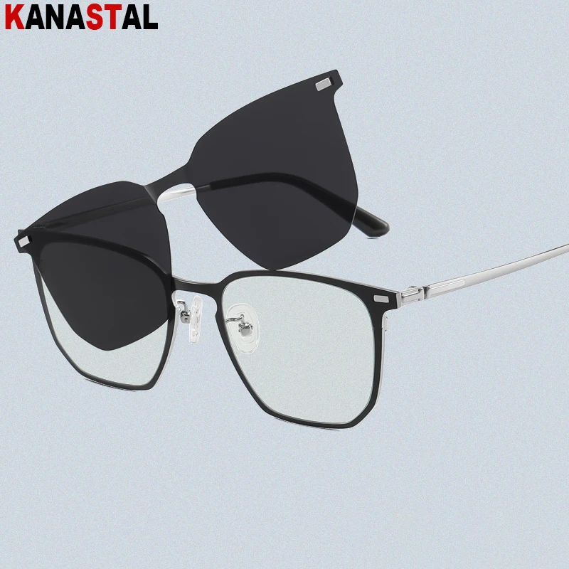 Men Polarized Sunglasses Women Blue Light Blocking Eyeglasses Frame Computer Reading Glasses Prescription Myopia Lenses Eyewear