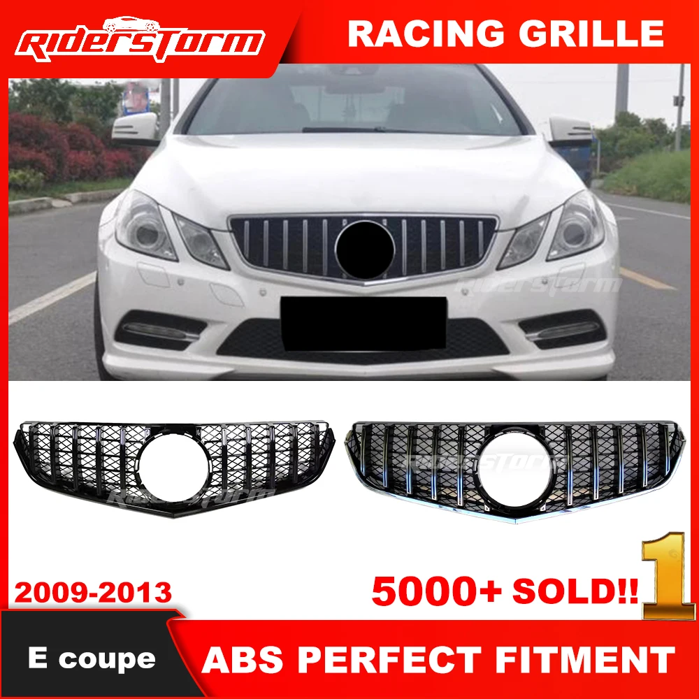 

2009-2013 W207 Mesh GT Grill C207 GT Vertical Grille For mercede E Coupe Facelift Front Bumper Sport E200 E320 E350 E400 bumper