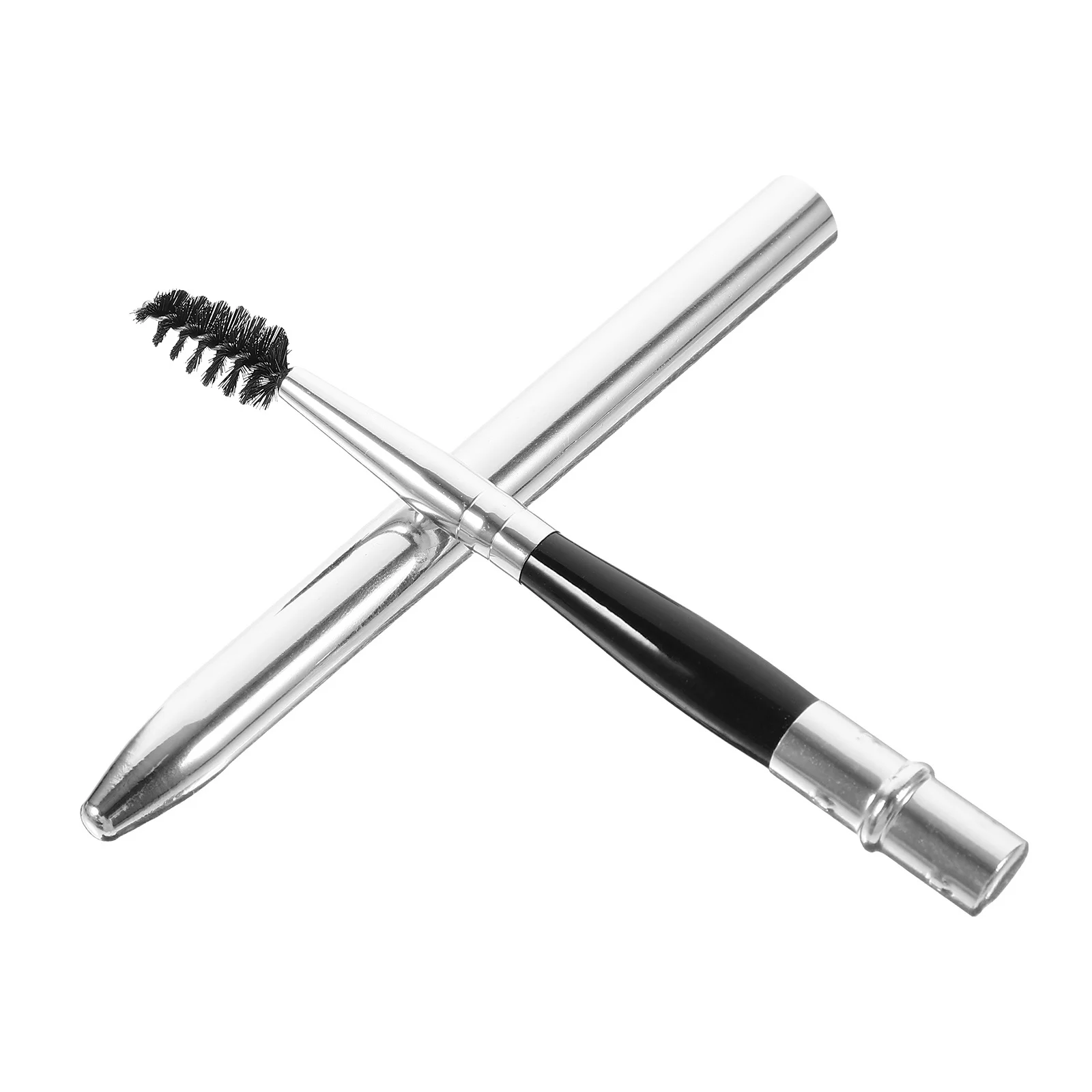

2Pcs Eyelash Brush Wand Rust Resistant Stable Material Perfect Lashes Anytime Anywhere Eye Makeup Tools Eyelash Brush