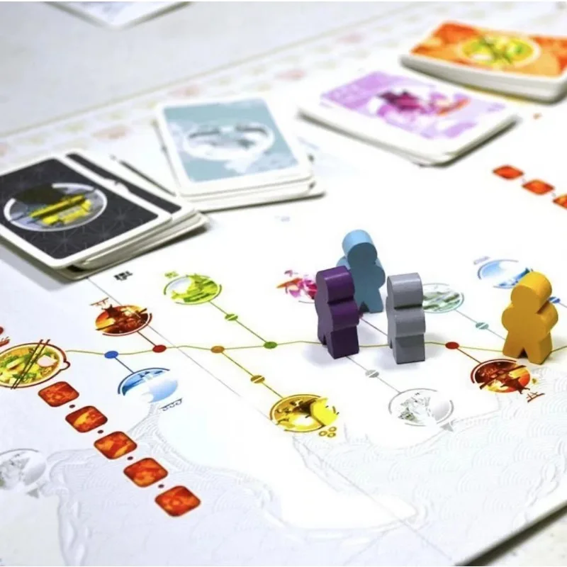 TOKAIDO Base Board Game English Version Family/Party Game Funny Game For Entertainment