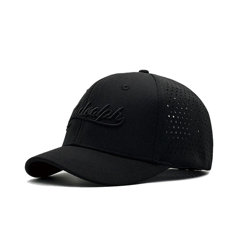 KCZAKA 5cm Czapki z krótkim rondem dla mężczyzn Casual Full Closed Fitted Caps Hard Top Short Bill Baseball Cap Street Sports Umpire Hats