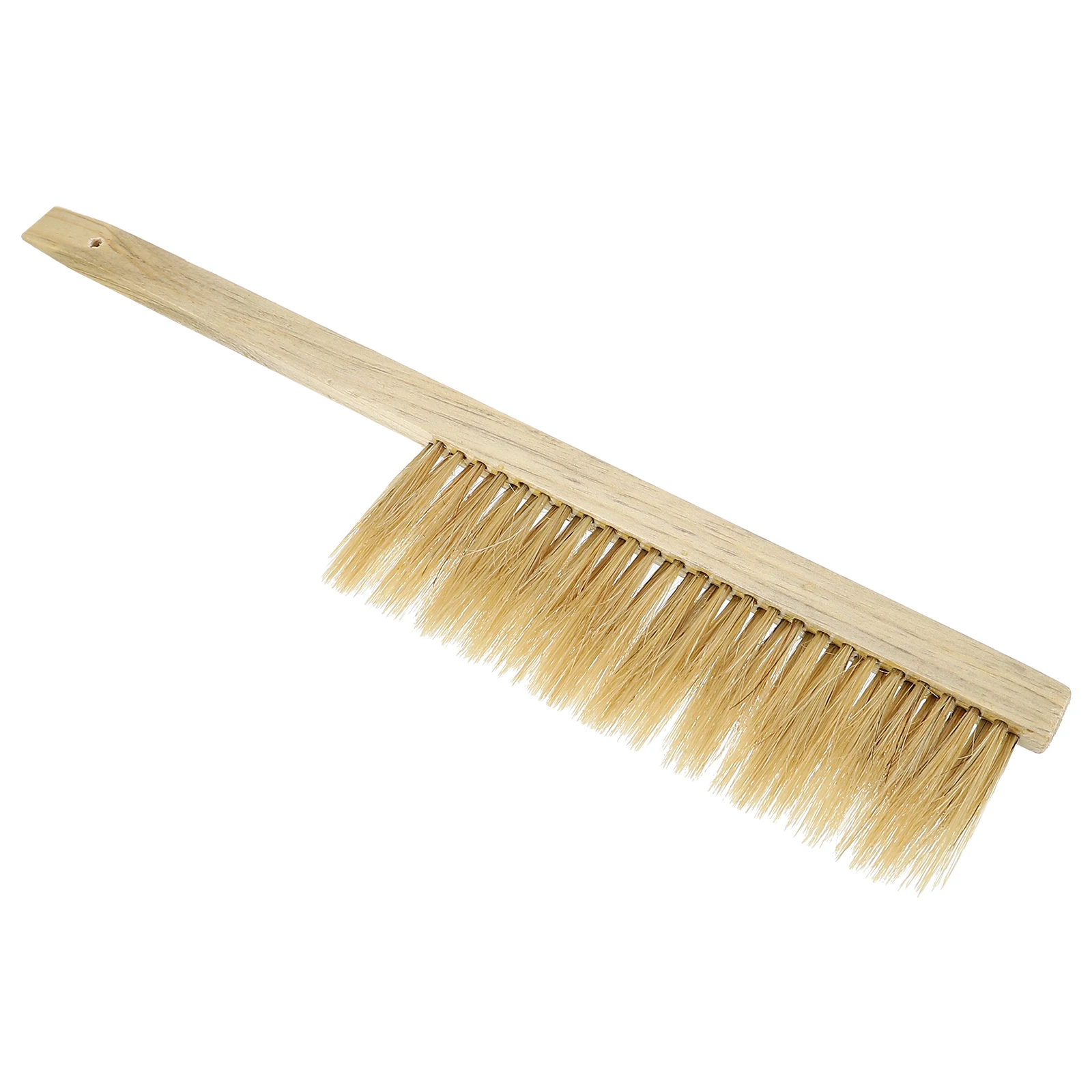 

Bee Sweeping Brush Compact Lightweight Tool Safe Material Wooden Handle Hole Design Beehive Cleaning Accessories
