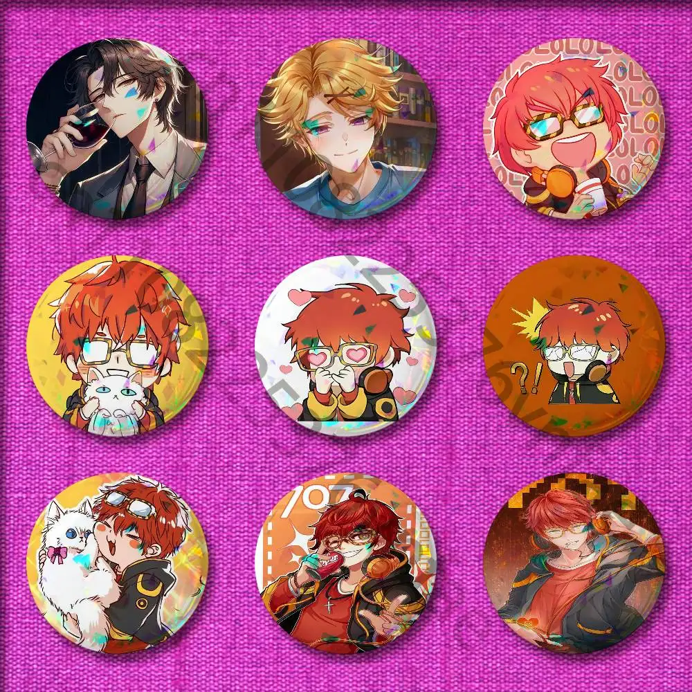 M-Mystic M-Messenger 707 Jumin Han Badges 75mm 25mm 44mm 32mm 58mm Round Pin Brooch Souvenir Clothes Cosplay Gift Accessories