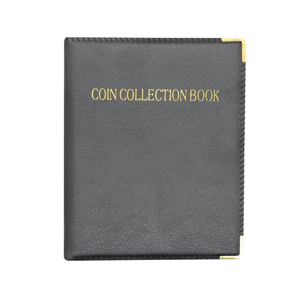 480 Pockets Coin Collection Book Supplies Coin Storage Book 20 Pages Coin Collection Holder Album for 20/25/27/30mm Coins