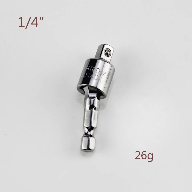 1/4 "3/8" 1/2 "elektrische Bohrer Buchse Adapter Für Auswirkungen Fahrer Mit Hex Schaft Zu Platz Buchse Bohrer bit Drehbare Verlängerung