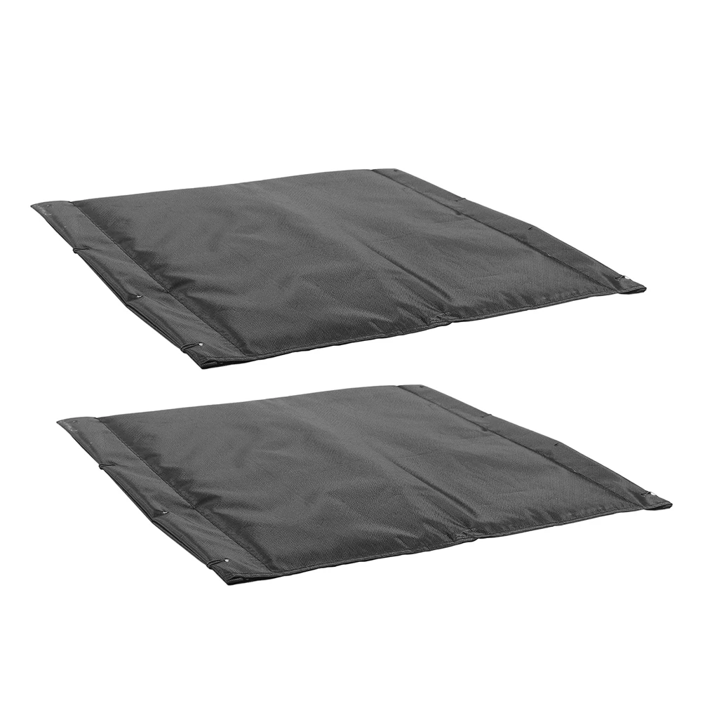 

2 Pcs Thick Oxford Cloth Wheelchair Cushion Ergonomic Breathable Seat Pad for Wheelchairs Easy Clean Non Slip Black Office Car
