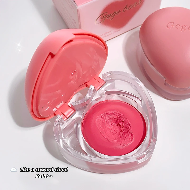 Gegebear Love Lip and Cheek Cream Matte Powder Soft Color Love Valentine's Day