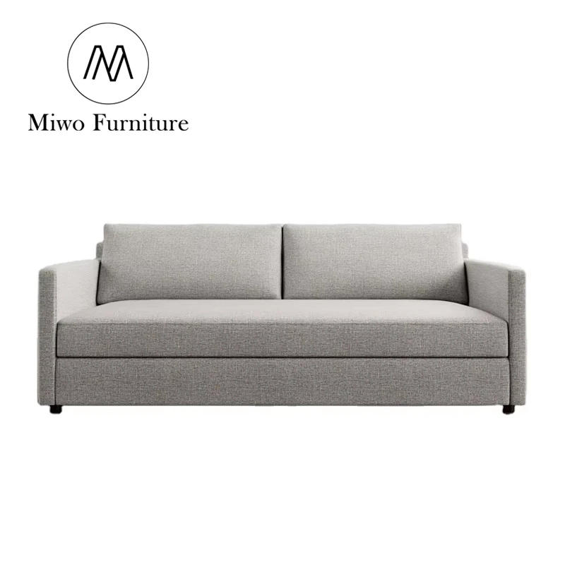 

Modern Nordic Designs Living Room Furniture Folding Cloth Upholstered Storage Functional Luxury Convertible Sofa Bed 3 Seater