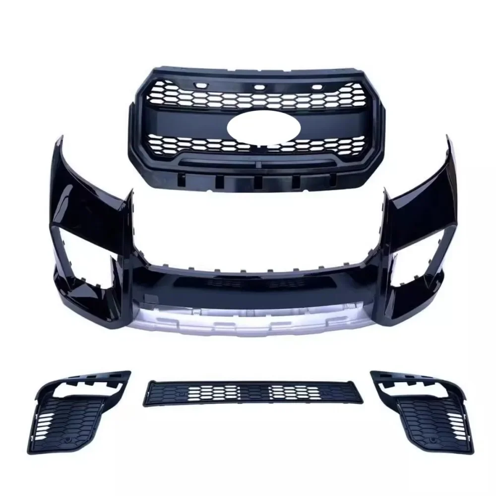 For  Expedition 2020-2023 Modified Front Bumper Grill Mask Fog Lamp Frame Aluminium alloy Engine Hood Auto Accessories
