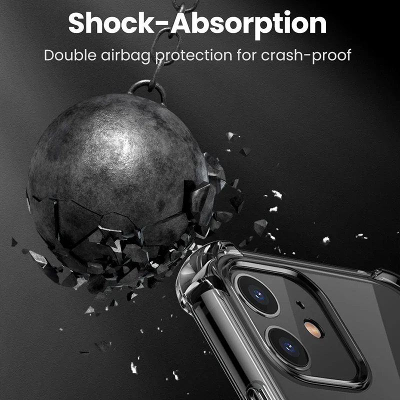 Shockproof Airbag TPU Case for Motorola Moto Edge 50 Pro Edge 50 Fusion Ultra Protective Cover Capa Fundas Coque