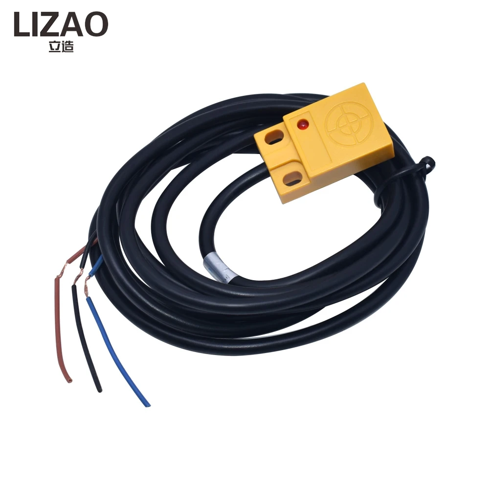TL-W5MC1 Inductive Proximity Sensor, 5mm Detecting NPN/PNP Metal Switch, DC 10-30V Square Proximity Switch