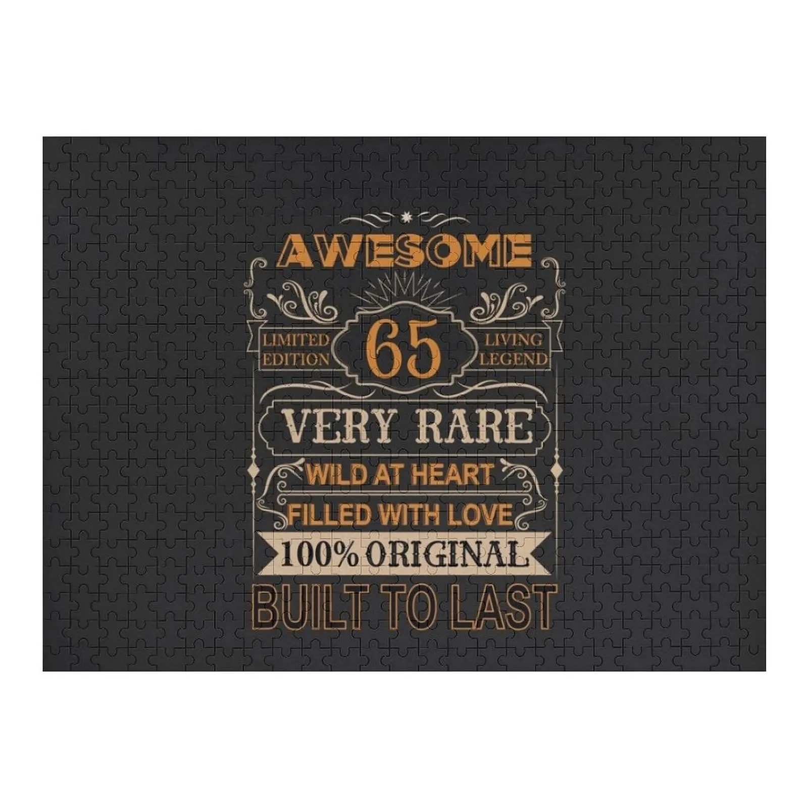 

65th birthday Jigsaw Puzzle Toys For Children Christmas Toys Puzzle