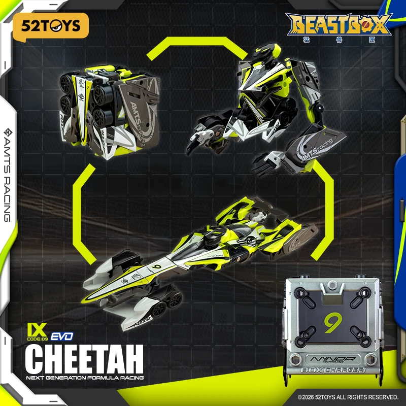 Nouveauté 2026 52toys INFINITYBOX Ib-16 Machine Evo Figurine d'action transformable, jouet de collection multi-formes