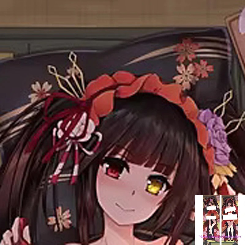 

Anime Dakimakura Pillow Tokisaki Kurumi 2-Side Print Pillowcase Hugging Body Cushion Cover Otaku Waifuristmas Decoration 2023