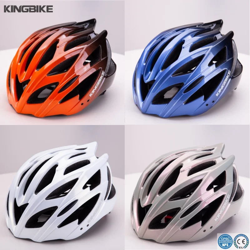 

KINGBIKE Unisex Adult Cycling Helmet Ultralight Safety Hat Riding Headwear Protection Bike Helmet Mountain Road Bicycle Helmets