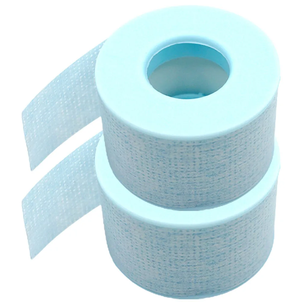 2pcs 2 Rolls Silica Gel Eyelash Tape Breathable Fabric For Eyelash Extension Lash Isolation Tapes Diy Beauty Makeup Tools