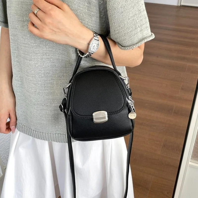

Trendy Design Elegant Crossbody Bag Ladies High End Leather Classic Vintage Simple Daily Leisure Bag