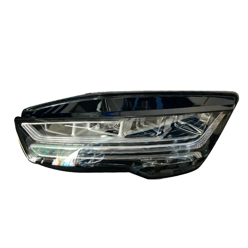 مناسبة لـ 11-18 Audi A7 مجموعة المصابيح الأمامية المعدلة الجديدة مصفوفة LED النهار تشغيل ضوء عدسة تشغيل المياه بدوره مصباح إشارة