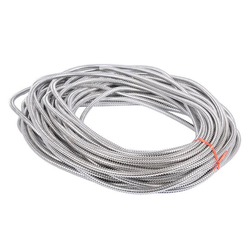 1/3M 4mm-100mm 304 Stainless Steel Corrugated Tube Wire And Cable Protection Conduit Snake Skin Tube Plastic Wrapped Hose