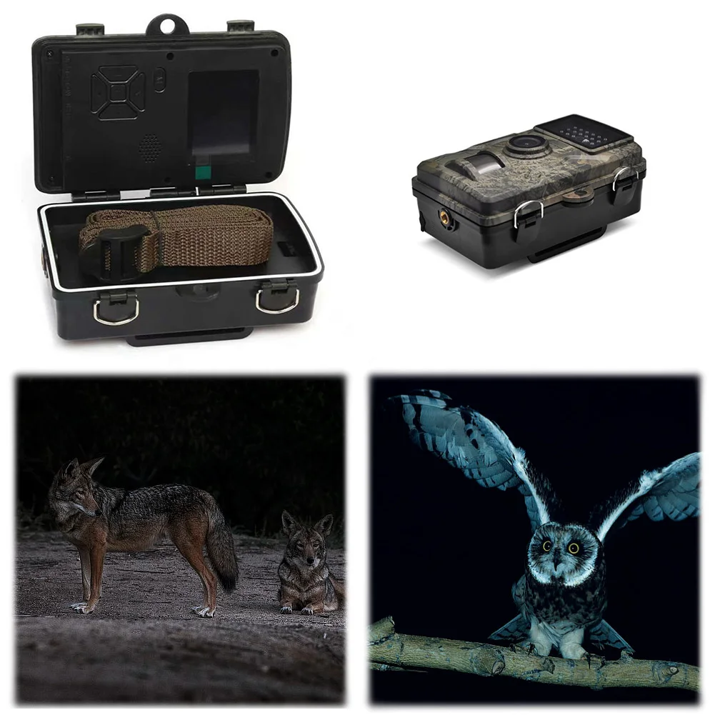 

Hunting Trail Camera Waterproof Infrared Night Vision Security Cam Animal Observation Camera for Outdoor Wildlife Hunting