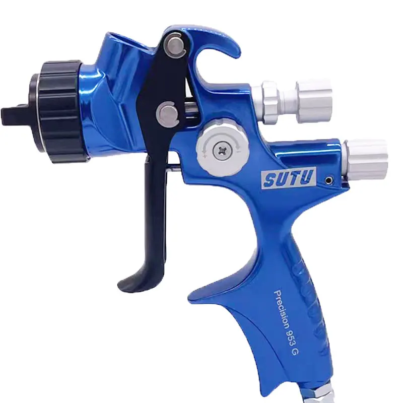 SUTU Spray Gun 953G High Atomization Painting Gun 1.3MM Nozzle Paint Guns Air Oil/Water Based Paint Spray Guns Airbrush