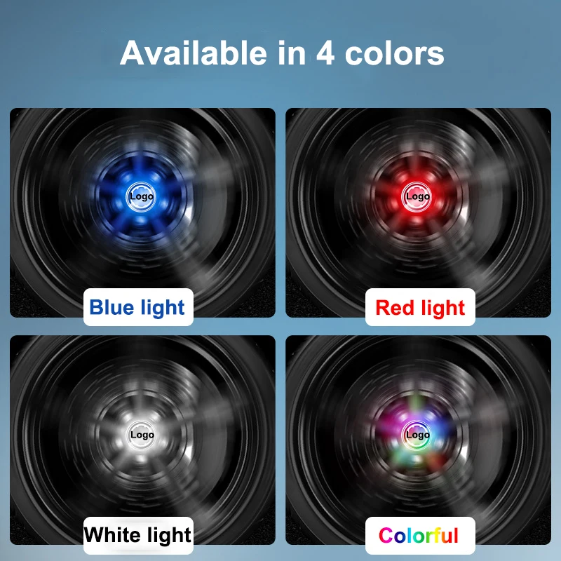 4pcs Car Maglev Wheel Hub Light LED Magnetic Suspension Luminous Wheel Hub Cap Light Refitted Wheel Cover For Mercedes-Benz