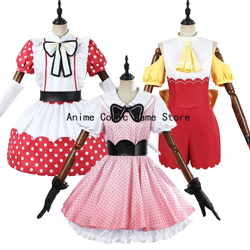 

In Stock Hoshino Rubii Arima Kana MEM Cosplay Dress Wig Anime Oshi No Ko Cosplay Stage Costume Halloween Party Outfits for Women