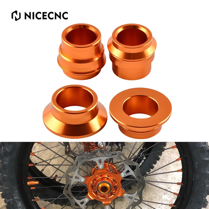 

NICECNC For KTM SX 125 250 SXF 450 2015-2022 Husqvarna TC 125 TX FX FC 2017-2022 22MM/25MM Front Rear Wheel Spacers Hub Collars