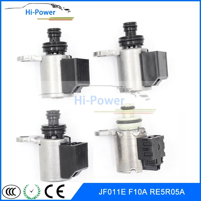 

4PCS JF011E F1CJA E0F09B RE5R05A RE0F09A RE0F10A Automatic Transmission solenoids kit For Nissan Dodge Car Accessories