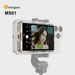 Fotorgear MS01 Smartphone Wireless Magnetic Selfie Monitor Screen For Smartphone Vlog Live Stream Video Recording
