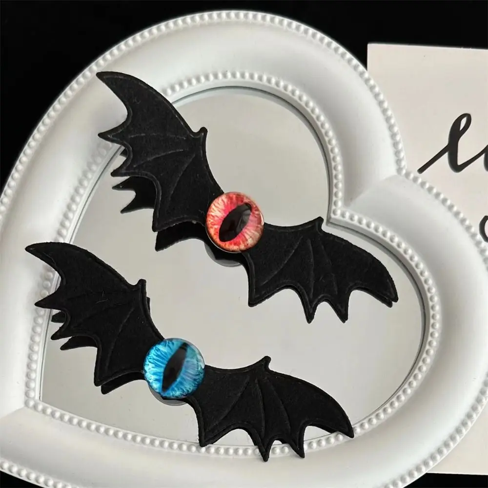 Punk Ghost Halloween Hairpin Resin Lolita Bat Wings Hair Clip Y2k Headdress Bat Duckbill Clip Festival Gifts