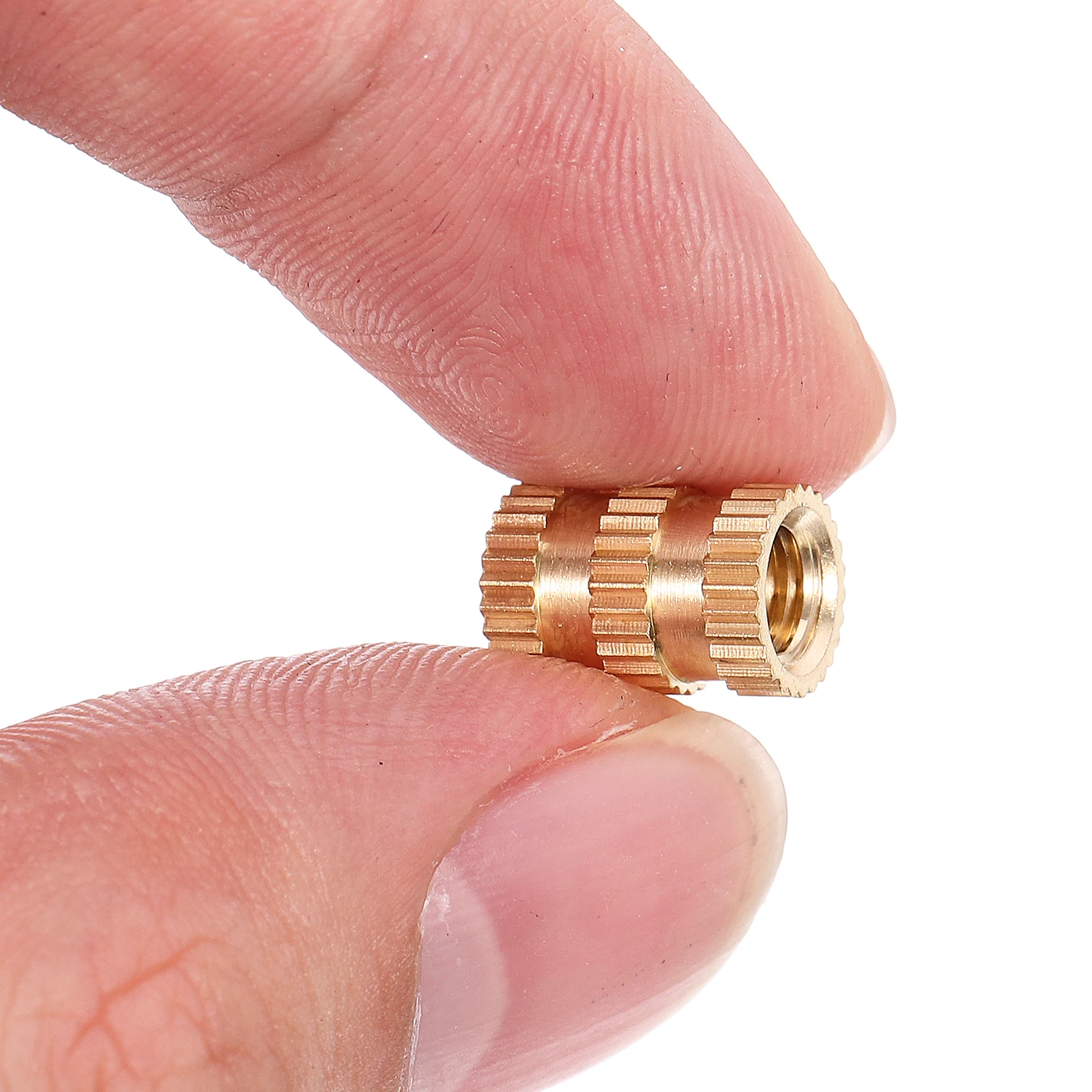 

20Pcs 7x10mm Brass Threaded Insert Female Thread Heat Set Inserts for 3D Printing and Wood Heat Set Insert Nut Inserts