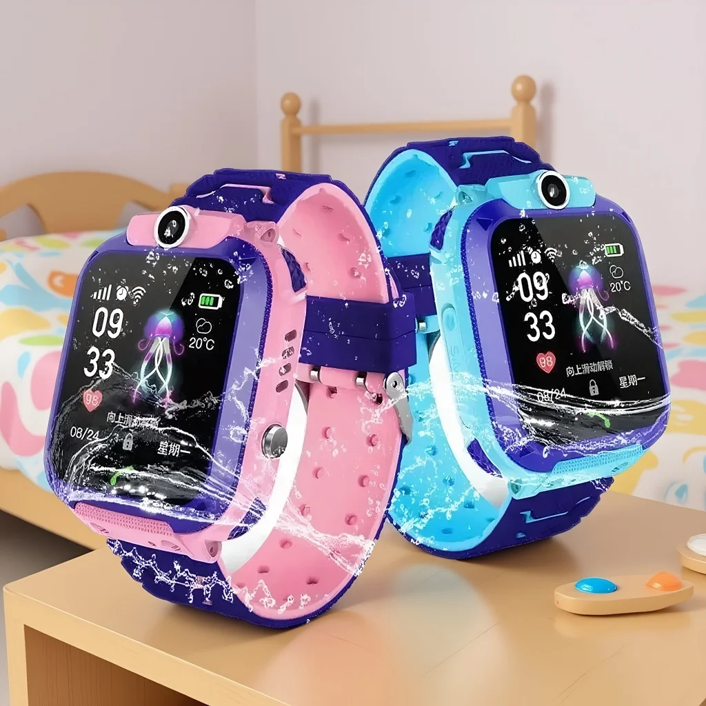 

Q12 Kids Smart 2G Call Watch - Waterproof GPS Tracker with SOS Alert & Sports Monitor for Boys and Girls