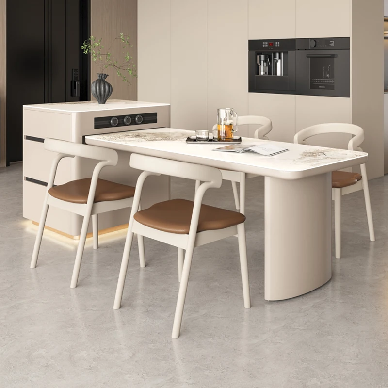 Organizer Waterproof Dining Tables Luxury Restaurant Smart Nordic Coffee Tables Entryway Center Muebles De Cocina Home Furniture