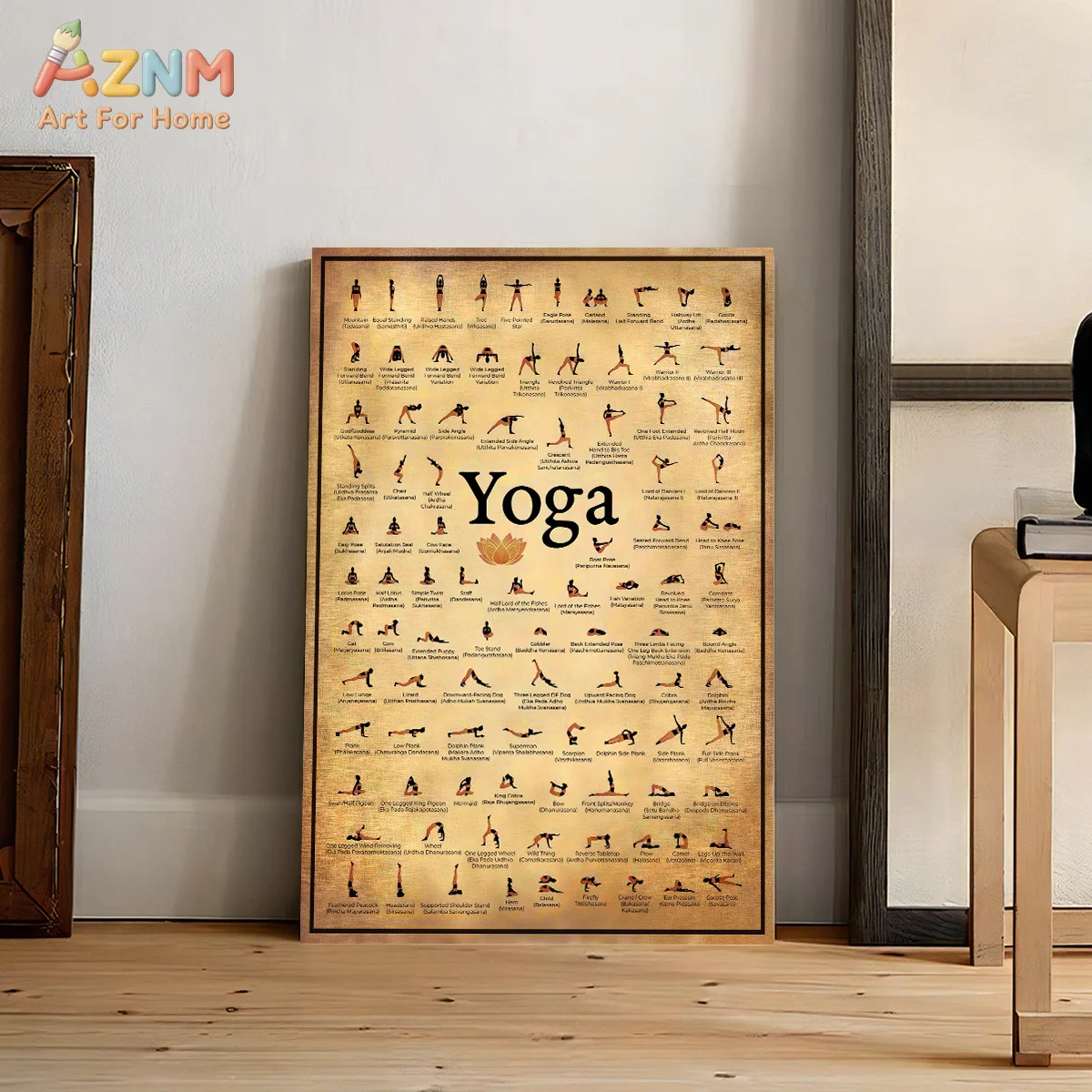 AZNM ingelijste canvas print y - Home Gym Routine recensie en prijs