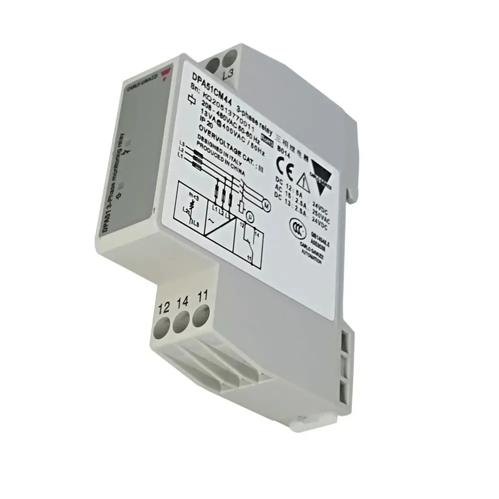 New and Original Carlo Gavazzi DPA51CM44 3 Phase Sequence Loss Monitoring Protection And Failure Monitor 1xSPDT Relay