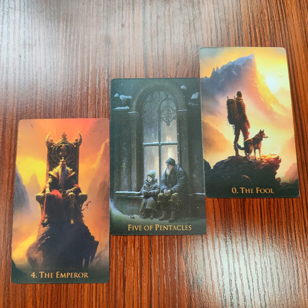 12x7cm New Weird World Divination Tarot Deck