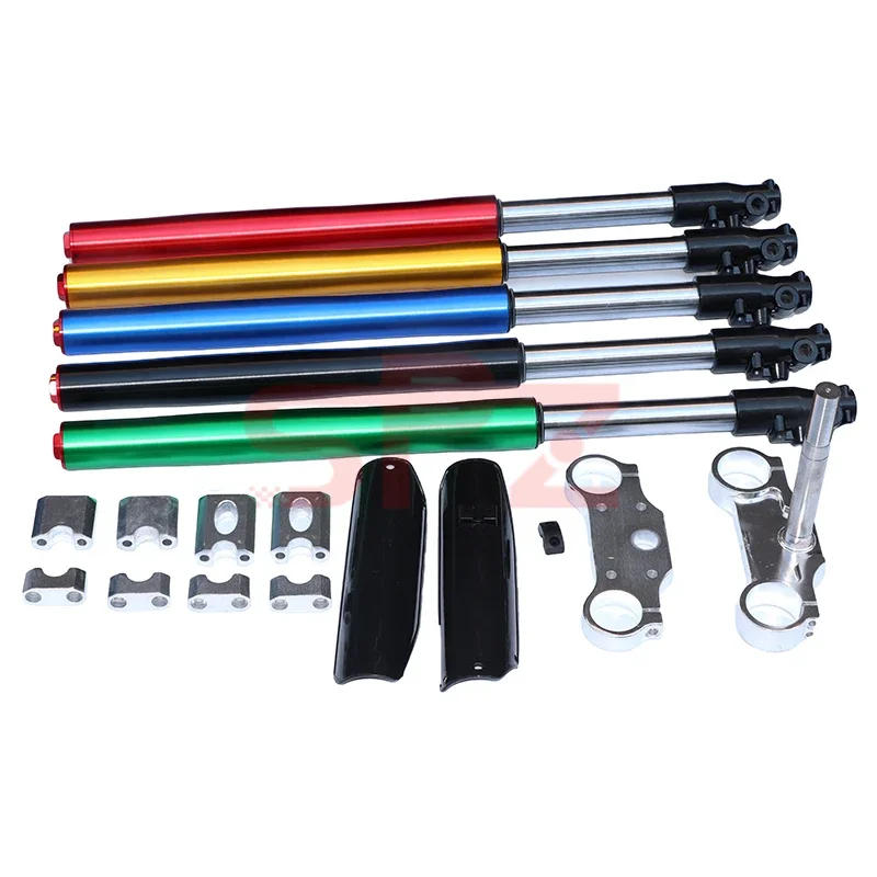 

710MM Front Inverted Fork Shock Absorption 45MM Suitable for Chinese Dirt Pit Bicycle CRF KLX with Protective Cover