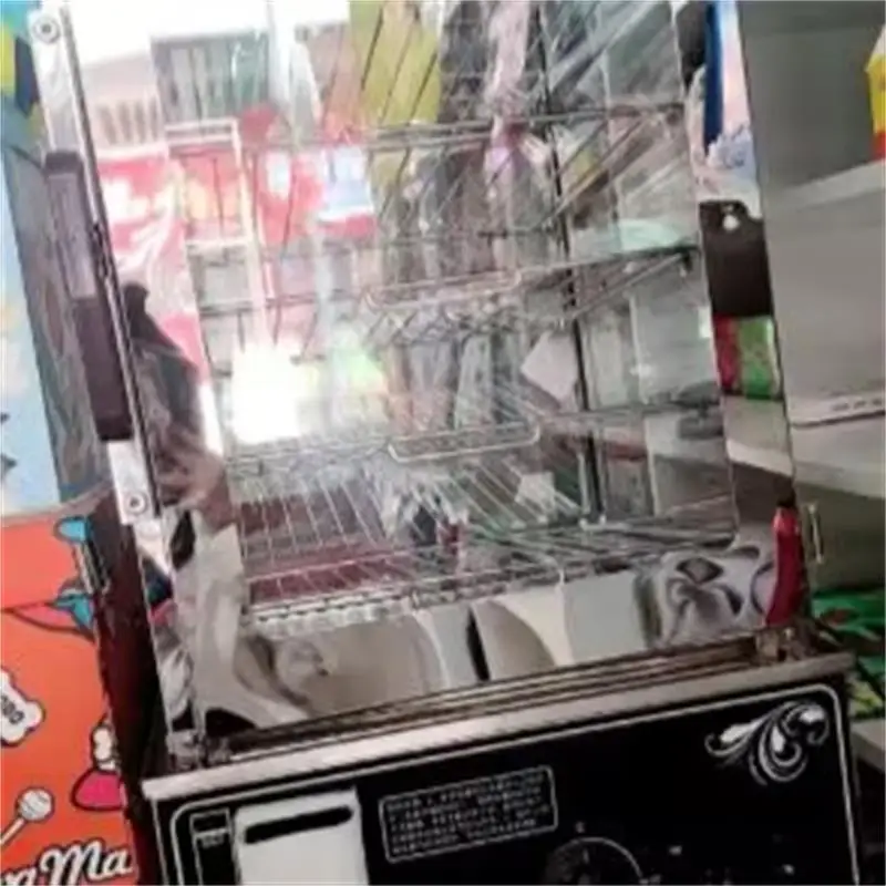 

Electric Food Steamer Machine Cabinet Warming Showcase Dumplings Bun Steam Cabinet